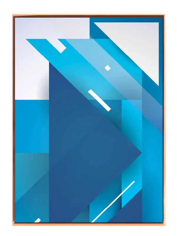 Azure Prism Layers Plakat
