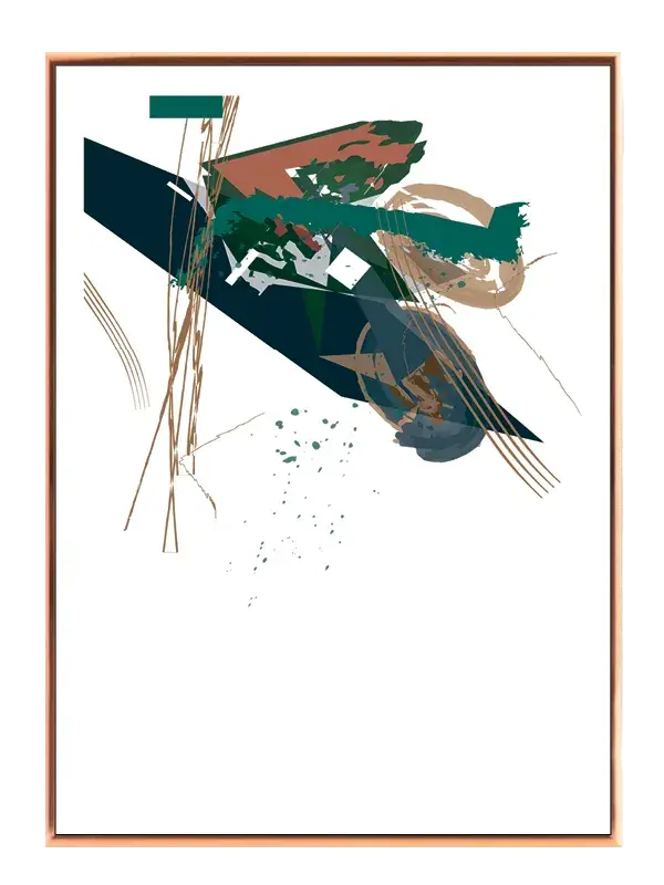 Emerald Flux Composition Plakat