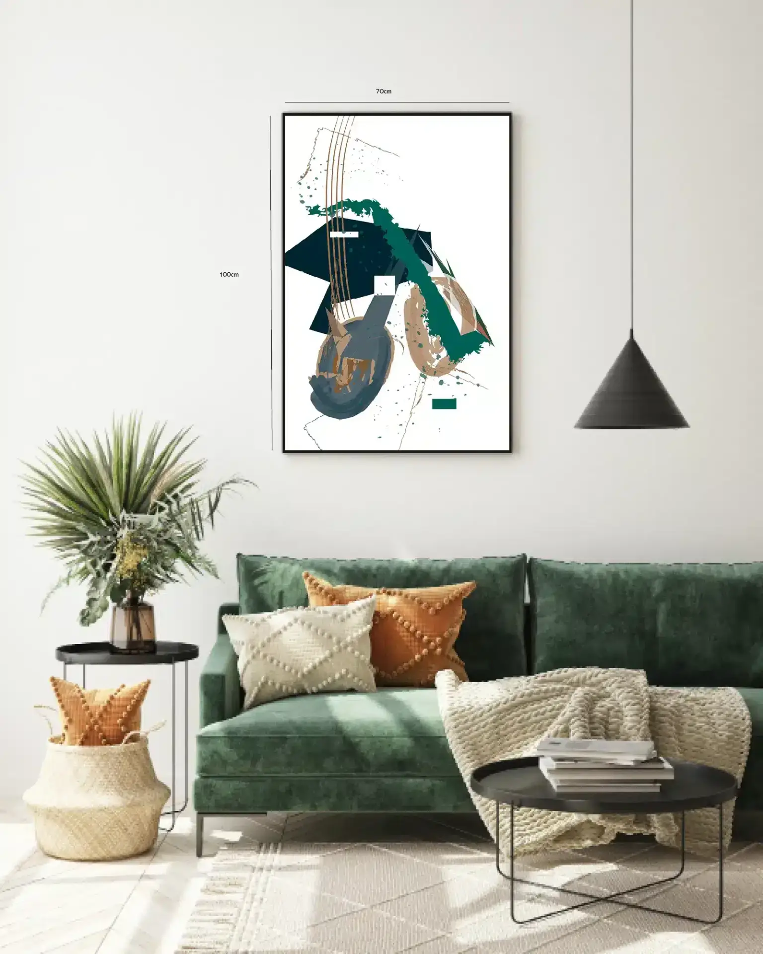 Emerald Geometry Plakat