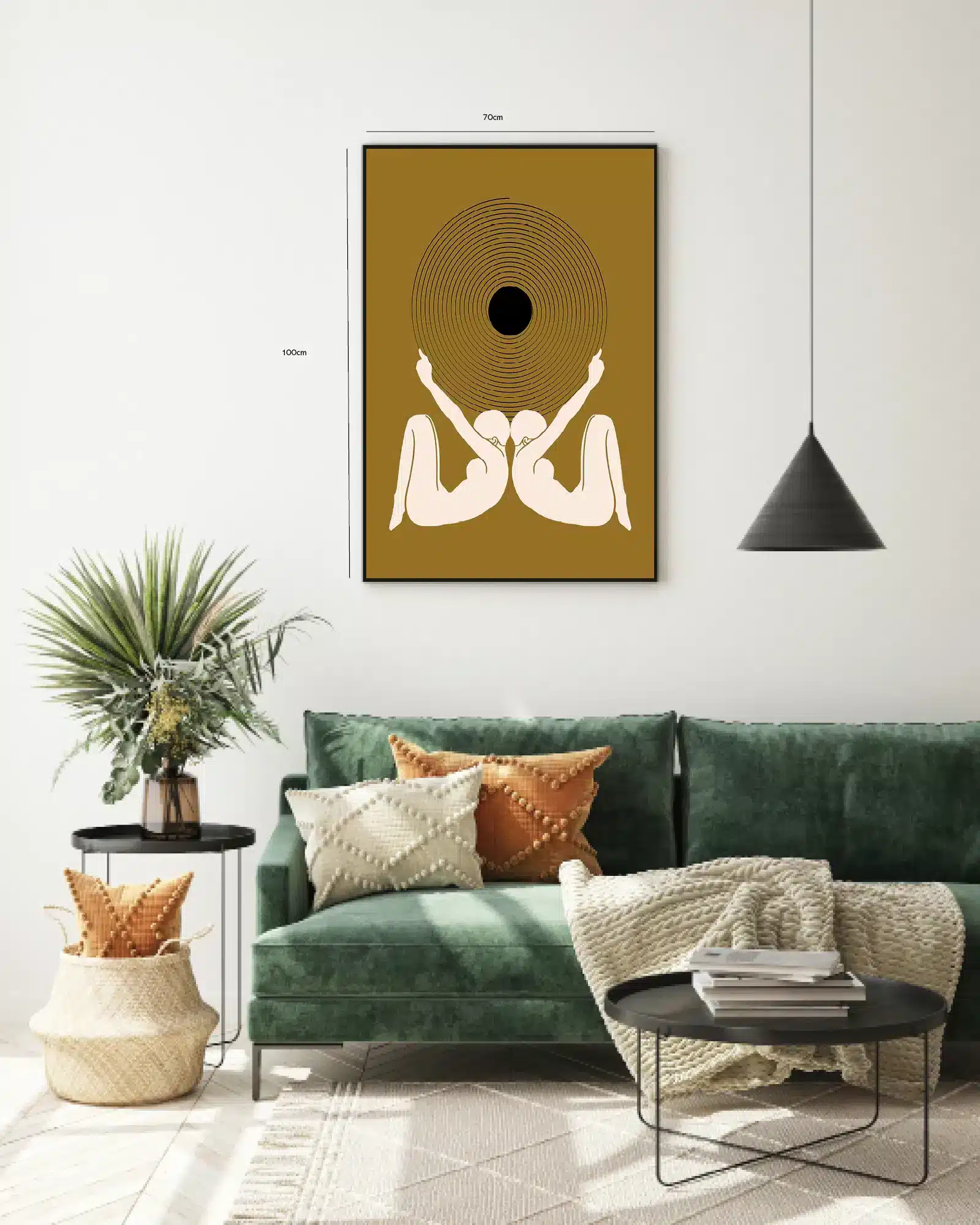 Dual Silhouette Orbit Plakat