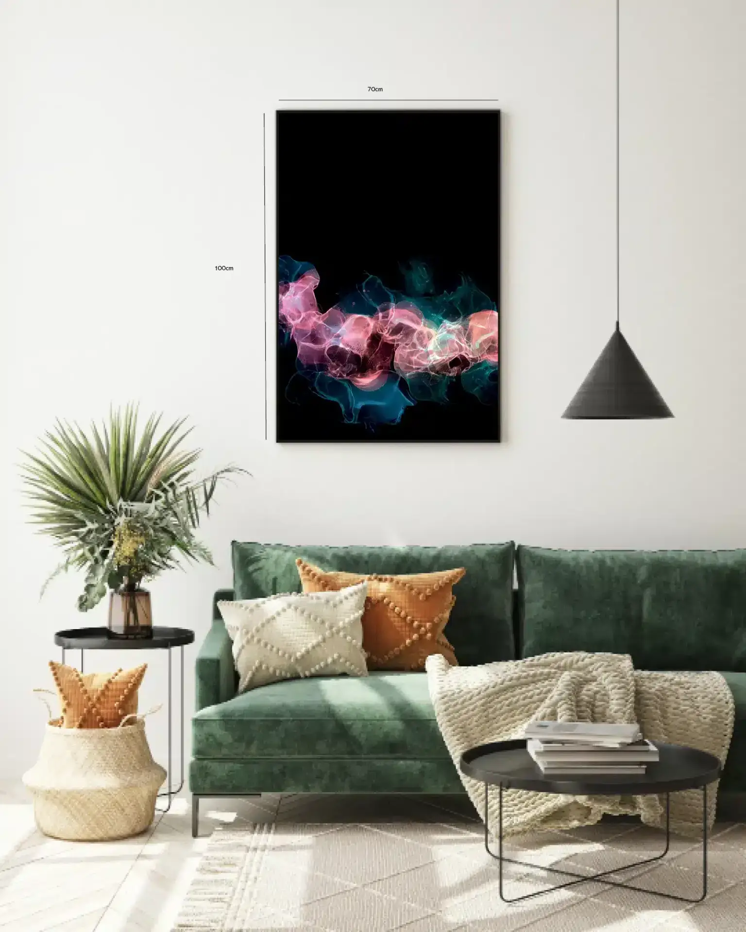 Luminous Veil Layers Plakat