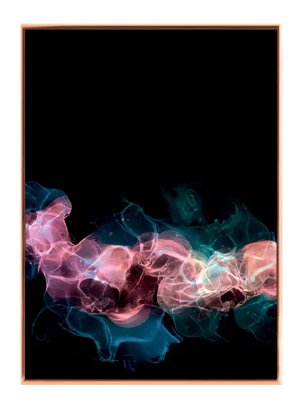 Luminous Veil Layers Plakat
