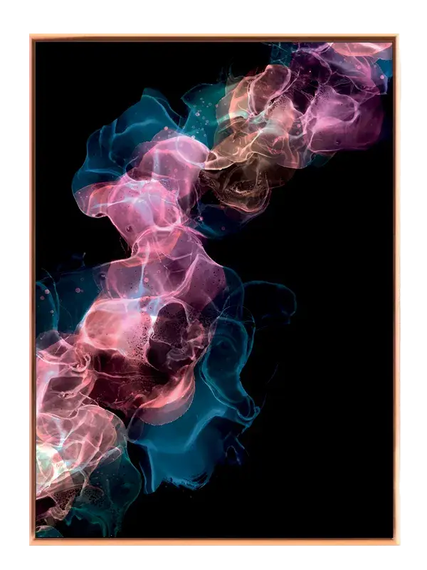 Neon Veil Flow Plakat