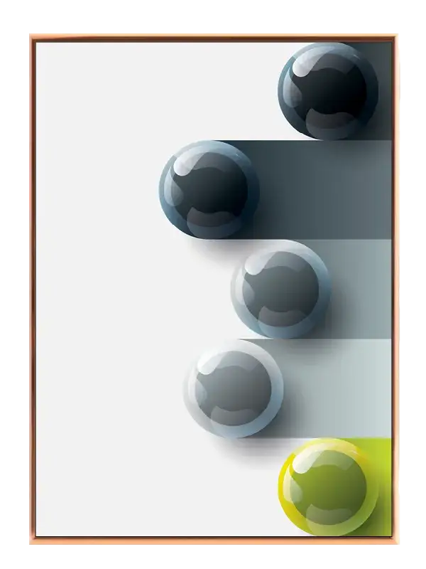 Gradient Sphere Alignment Plakat