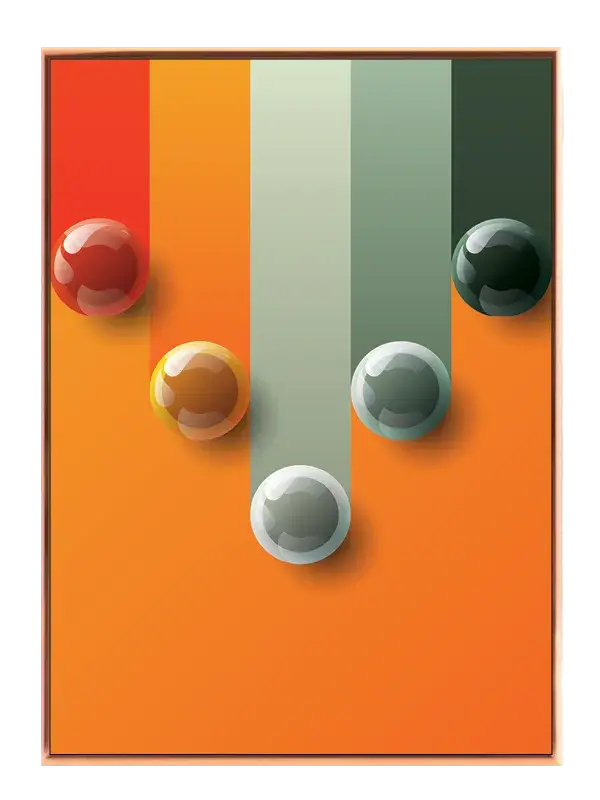 Reflective Sphere Alignment Plakat