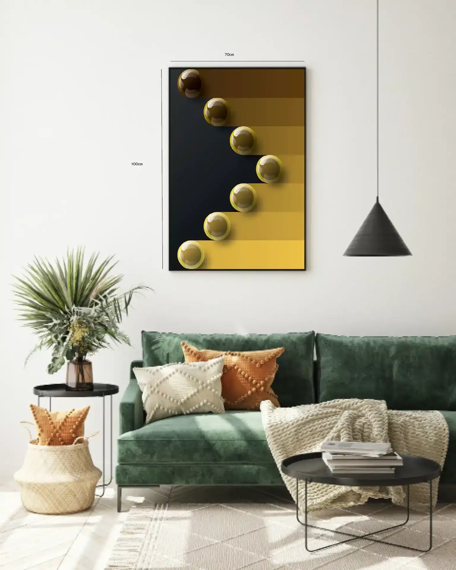 Gradient Orb Steps Plakat