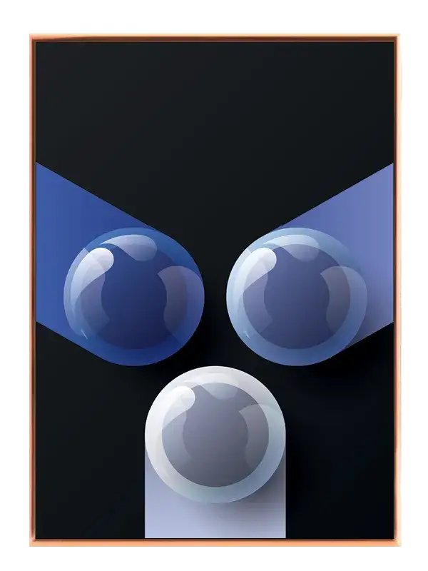 Orbital Sphere Trio Plakat