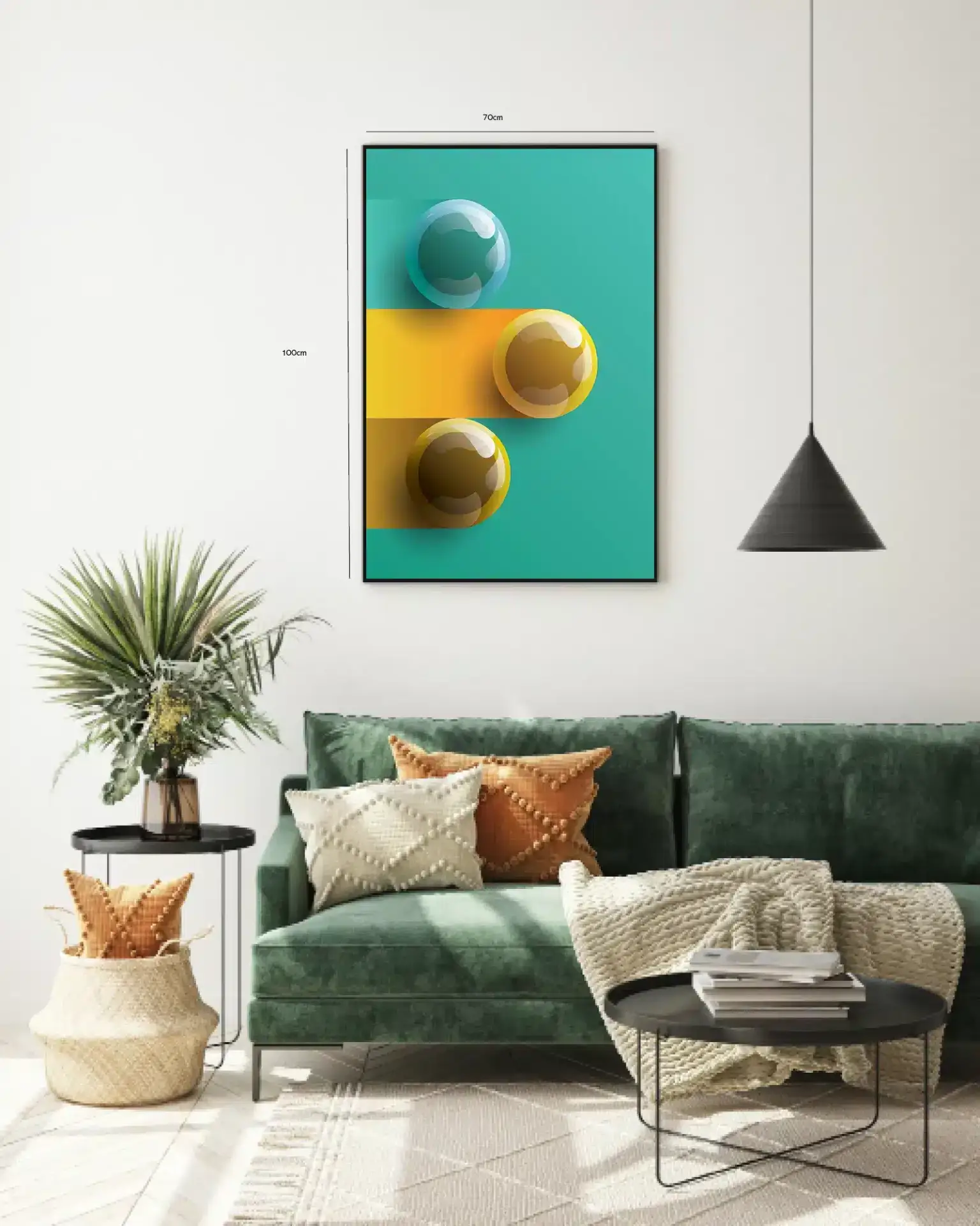Floating Sphere Layers Plakat
