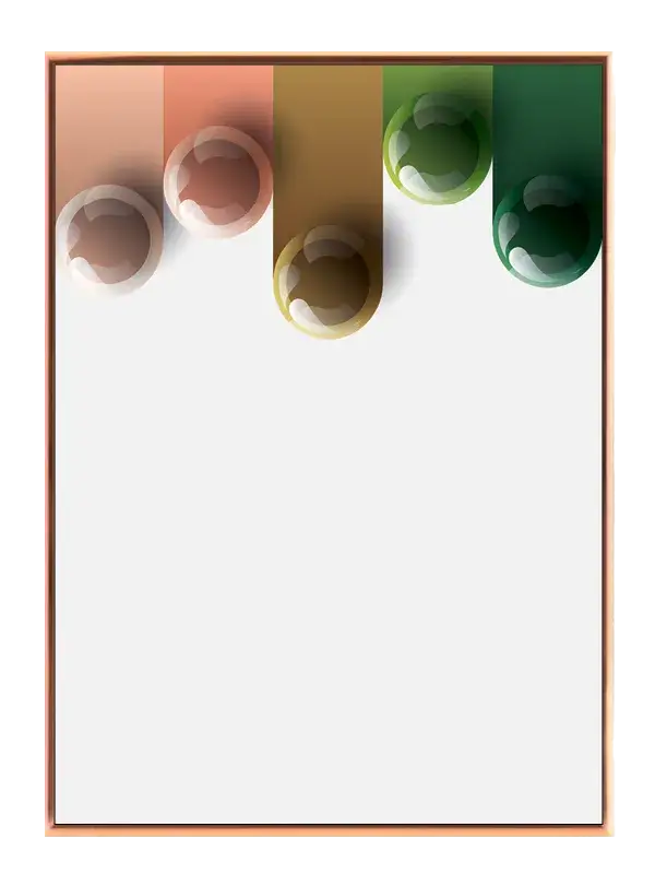 Glossy Orb Layers Plakat