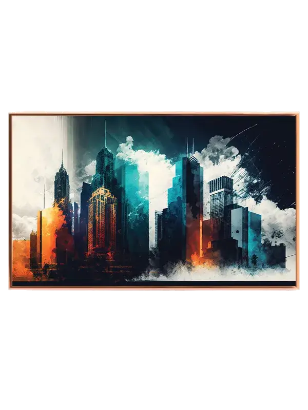 Urban Skyline Layers Plakat