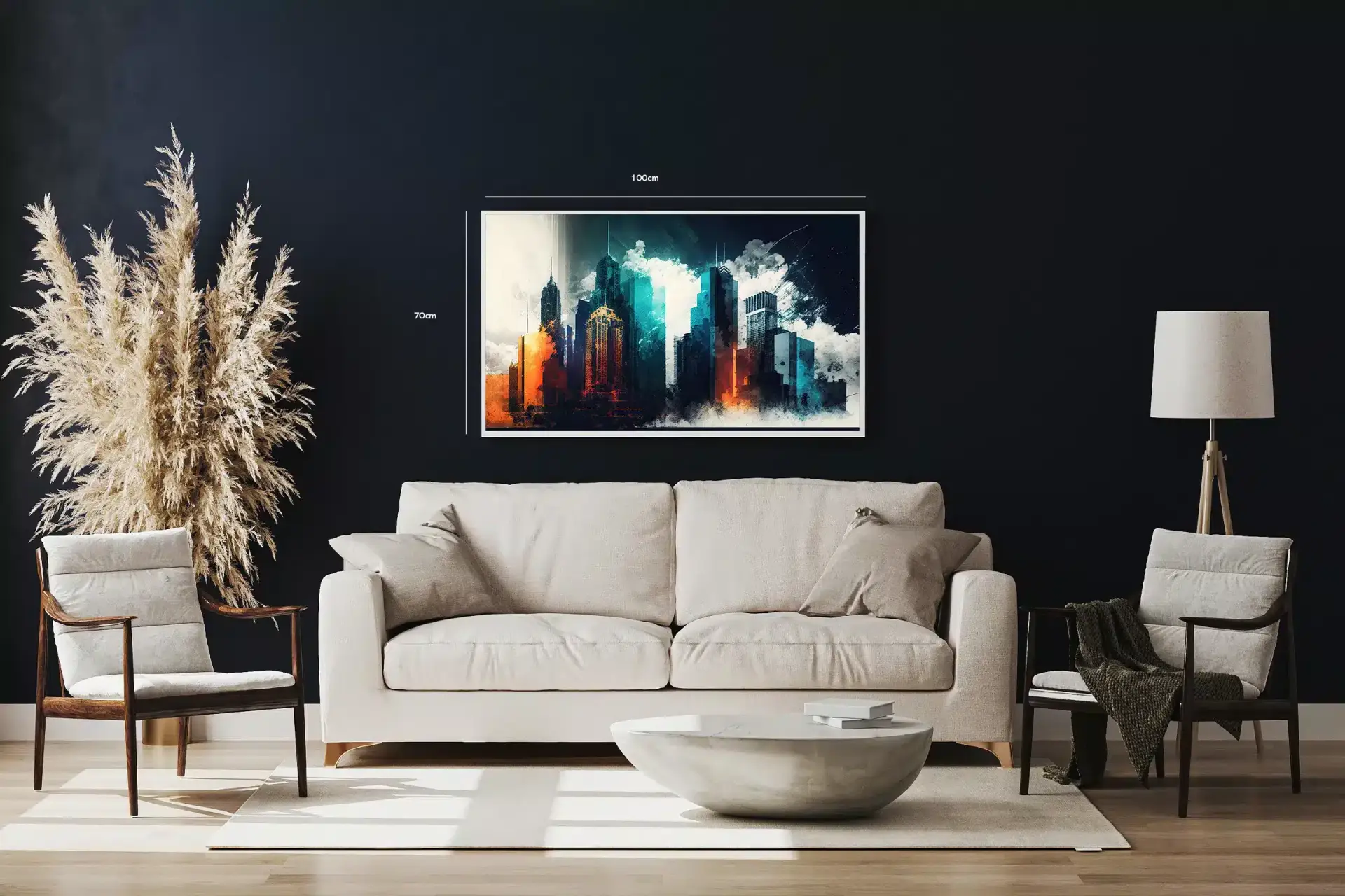Urban Skyline Layers Plakat