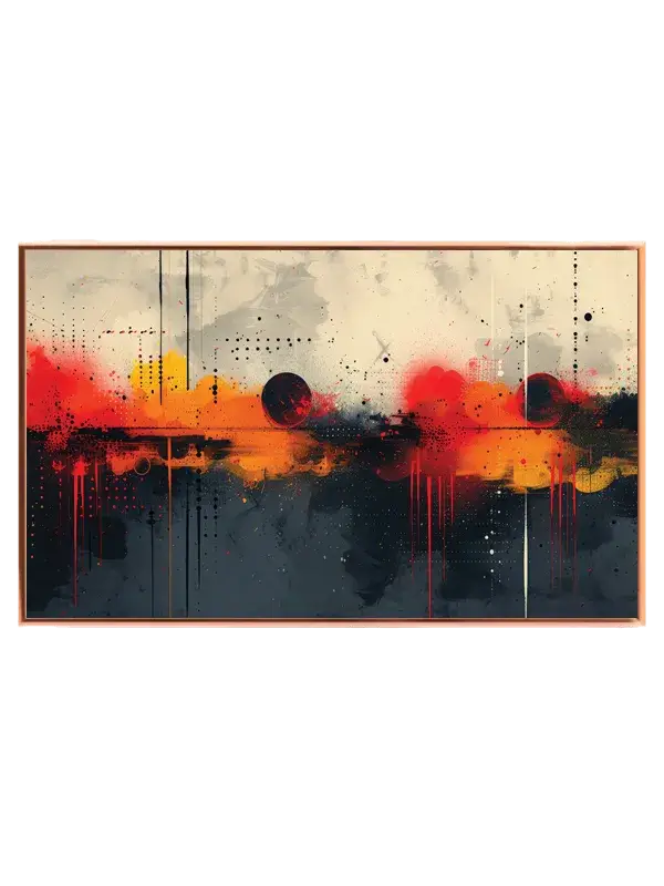 Crimson Orbit Layers Plakat