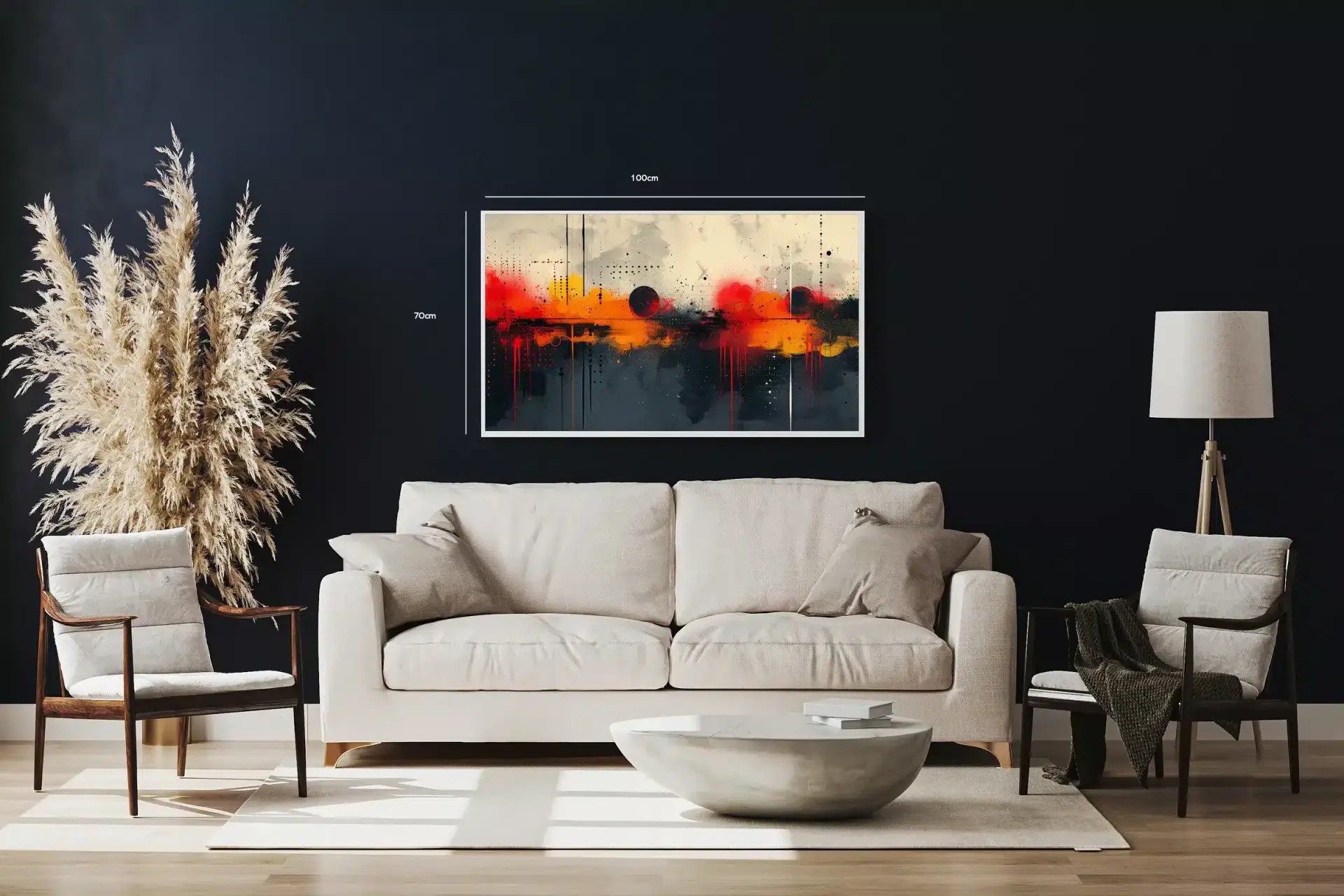 Crimson Orbit Layers Plakat
