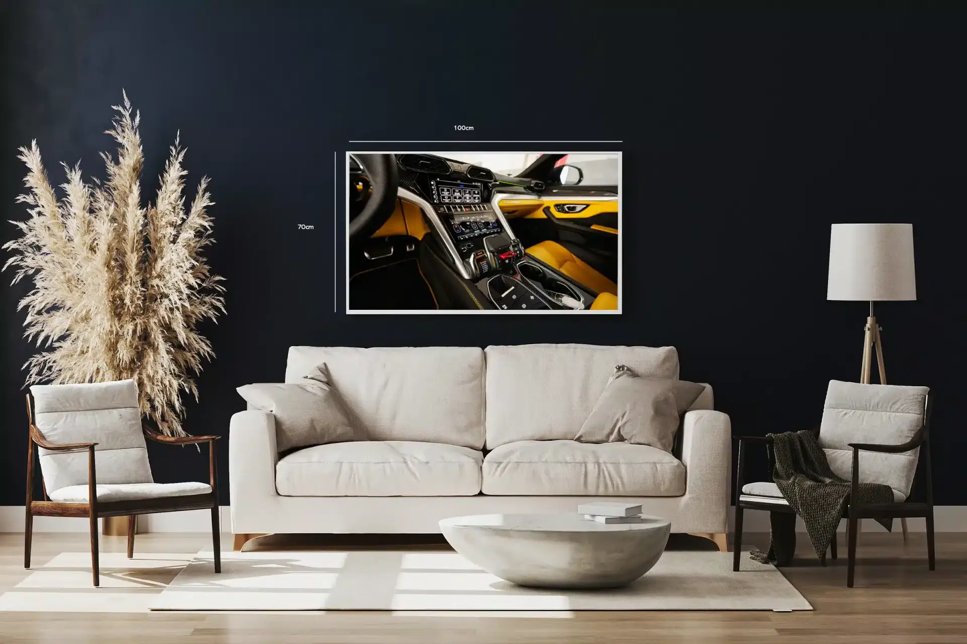 Lamborghini Interiør Plakat