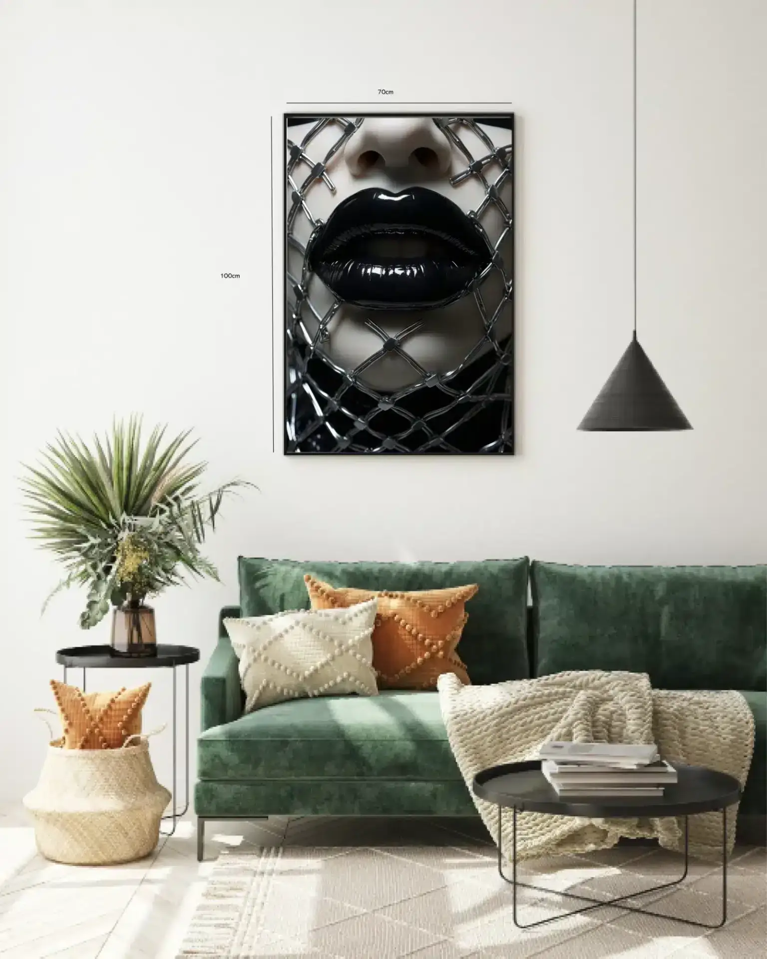 Rød Læber Edition LIPS12 Plakat