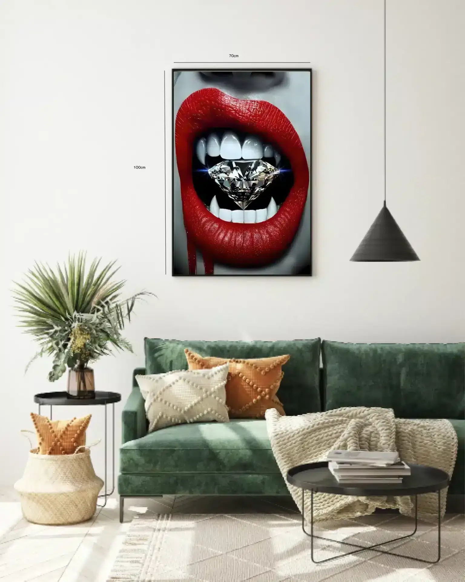 Elektrisk Læber Edition LIPS5 Plakat