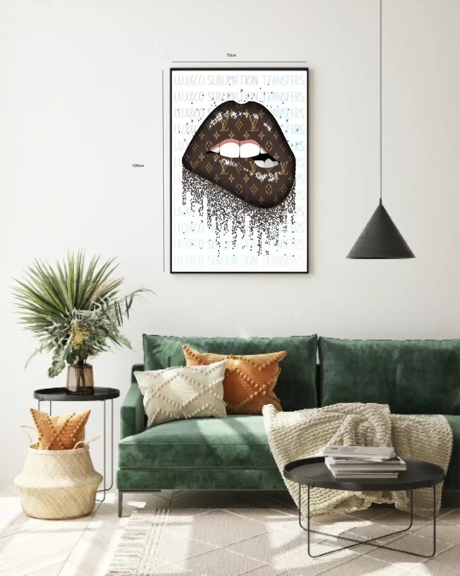 Velour Læber Kontrast Edition LIPS9 Plakat
