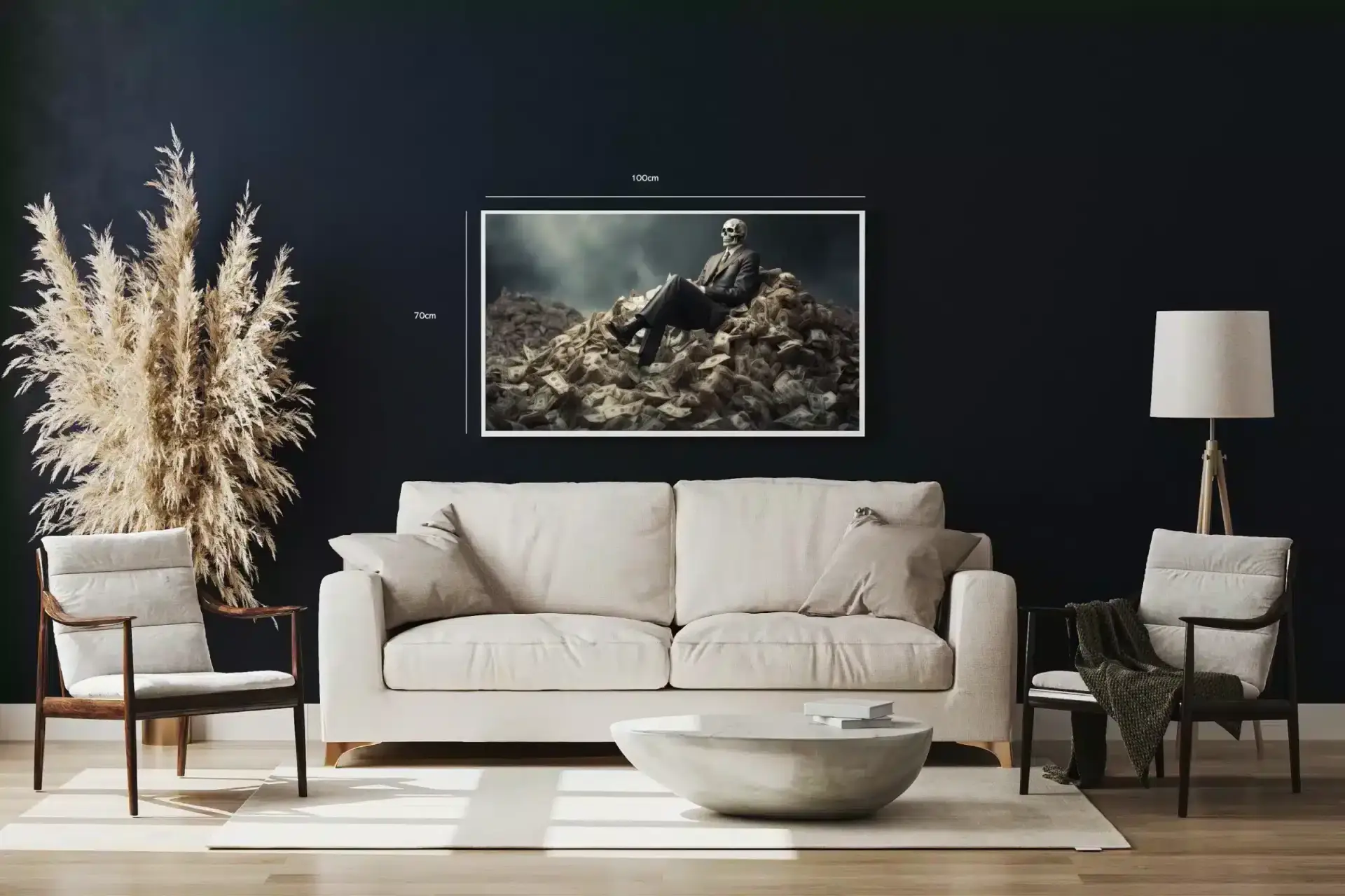 Moderne Cash Plakat