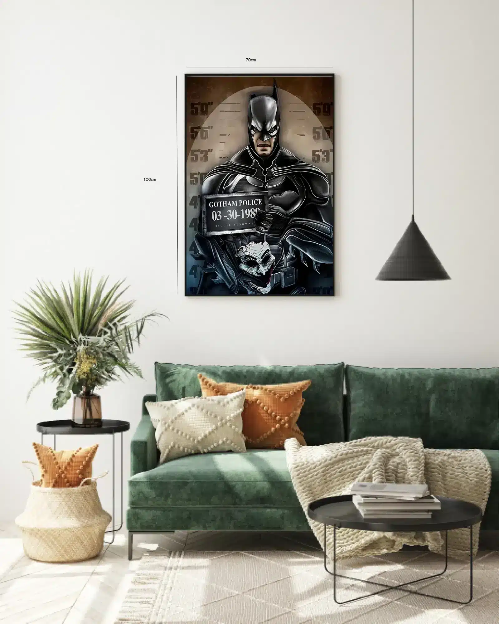 Kold Portræt Noir Plakat