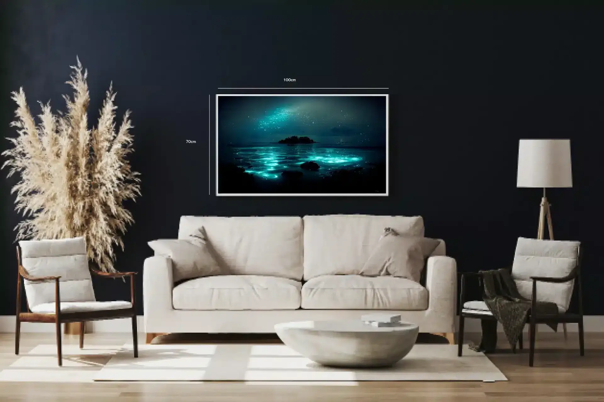 Bioluminescerende Kystlys Plakat