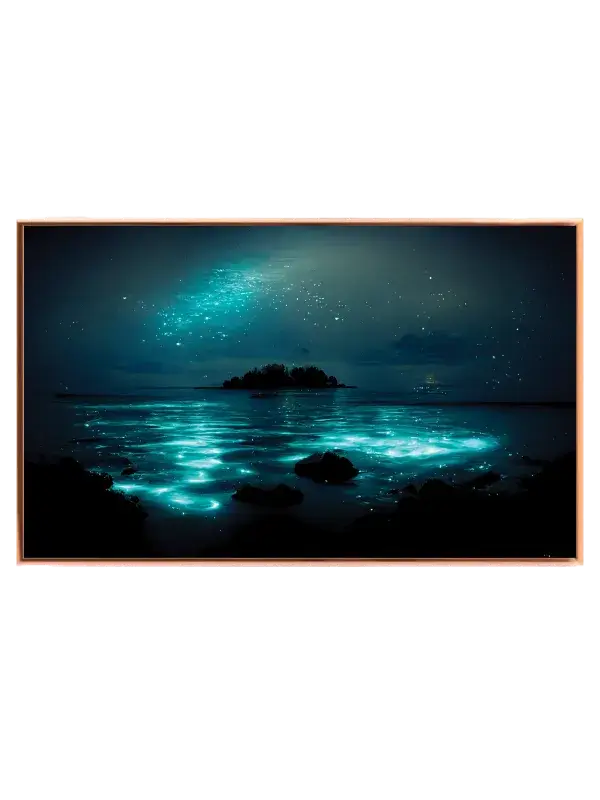 Bioluminescerende Kystlys Plakat