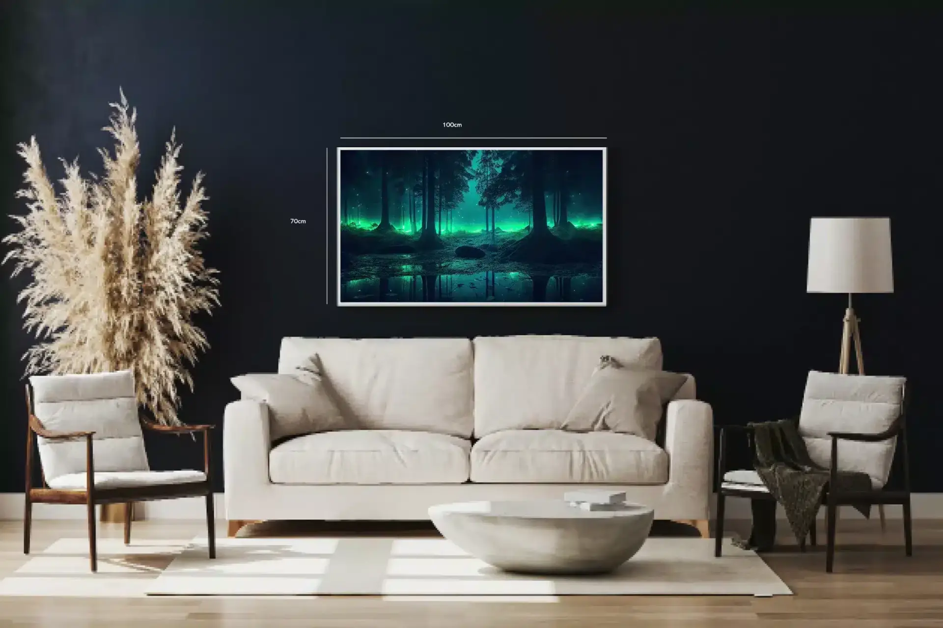 Skovens Magiske Lys Plakat