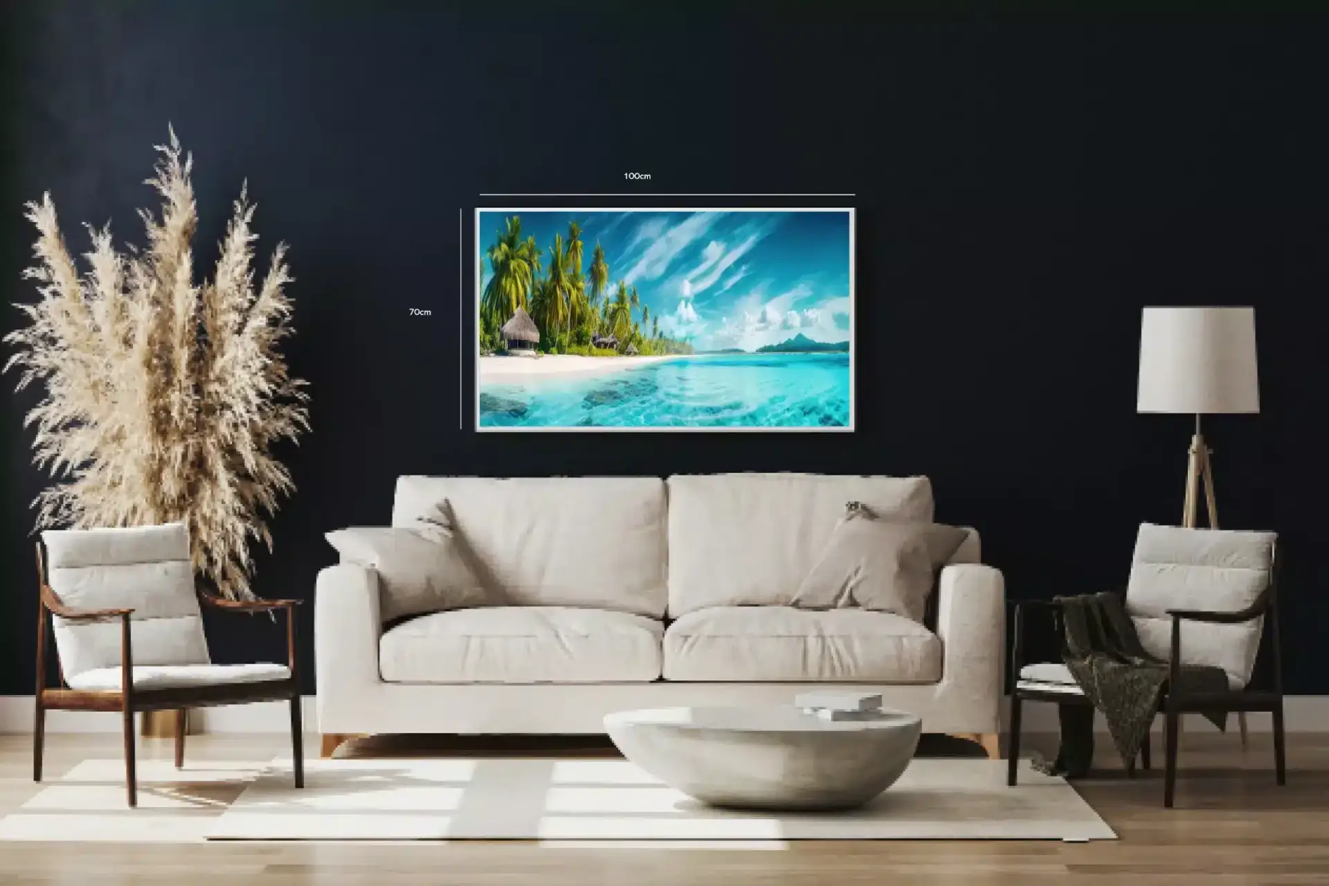 Tropisk Strandlandskab Plakat