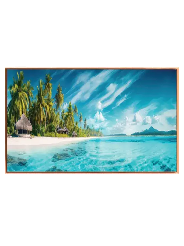 Tropisk Strandlandskab Plakat