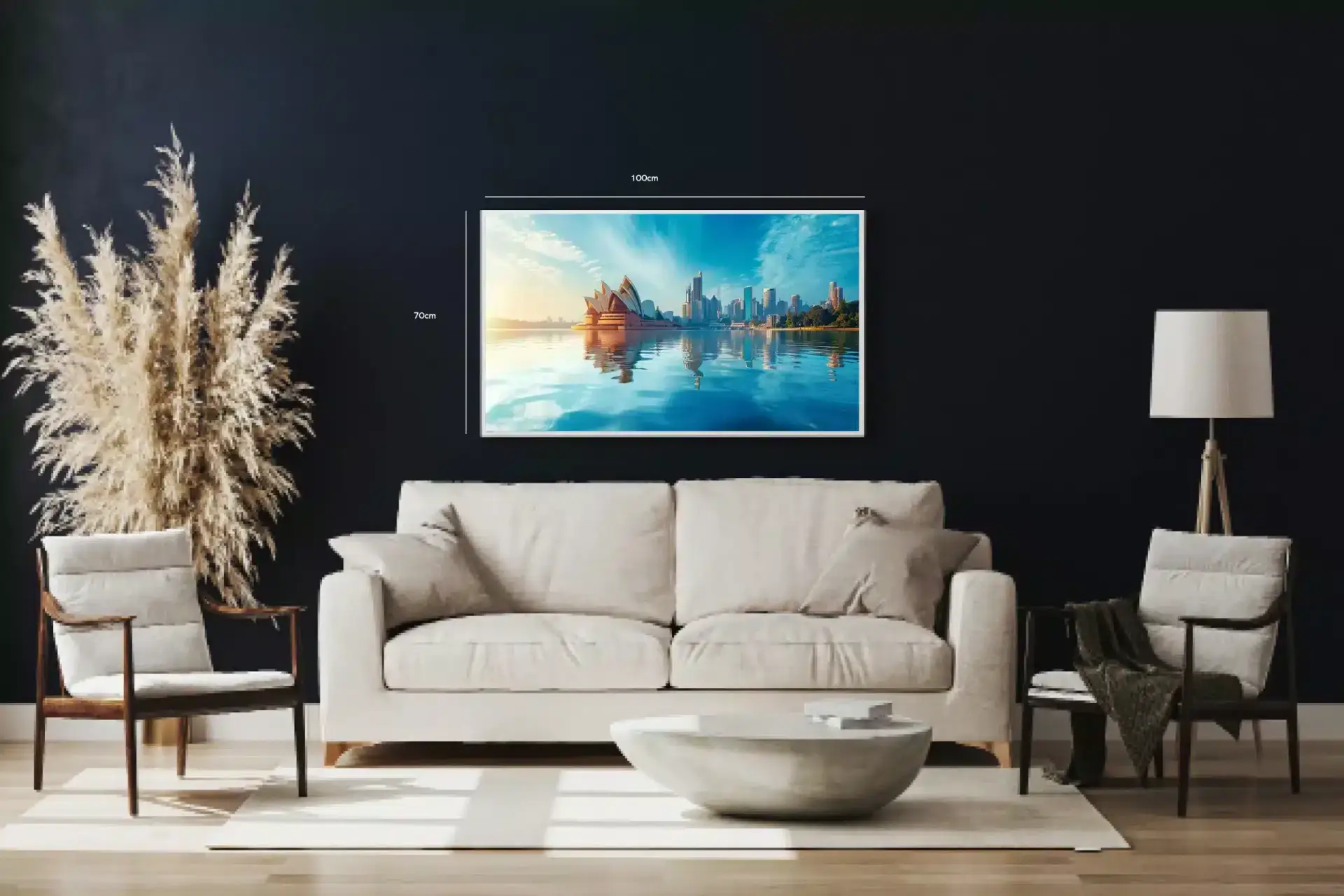 Spejlblank Sydney Havnefront Plakat