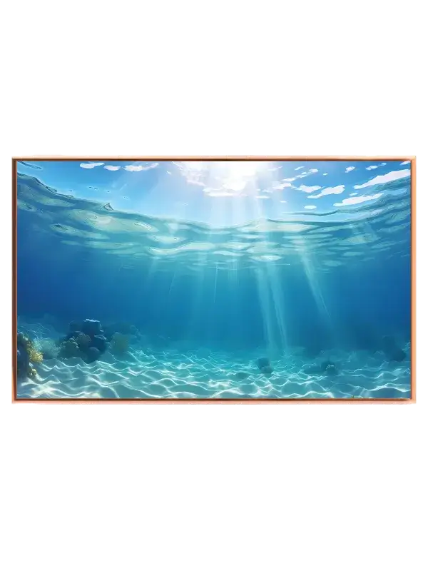 Solstråler Under Havoverfladen Plakat