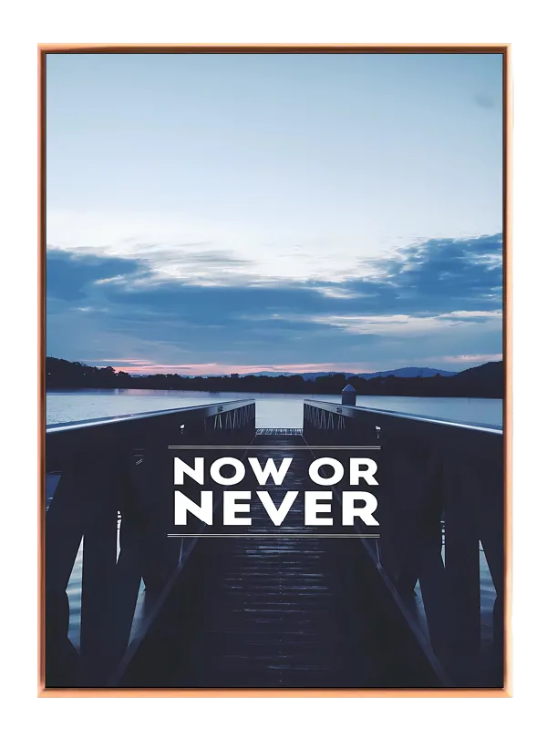Nu Eller Aldrig Plakat