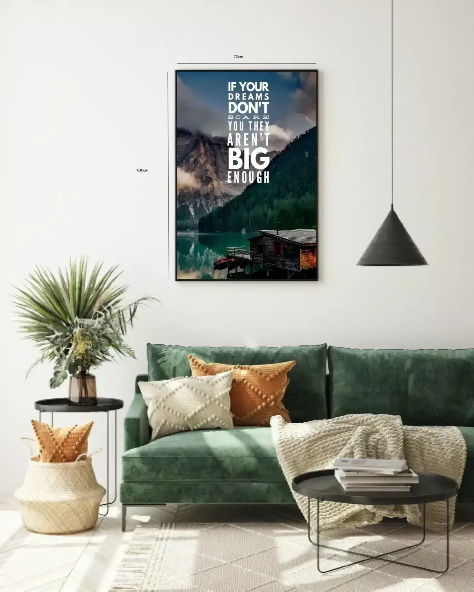 Store Drømme Inspirerer Plakat