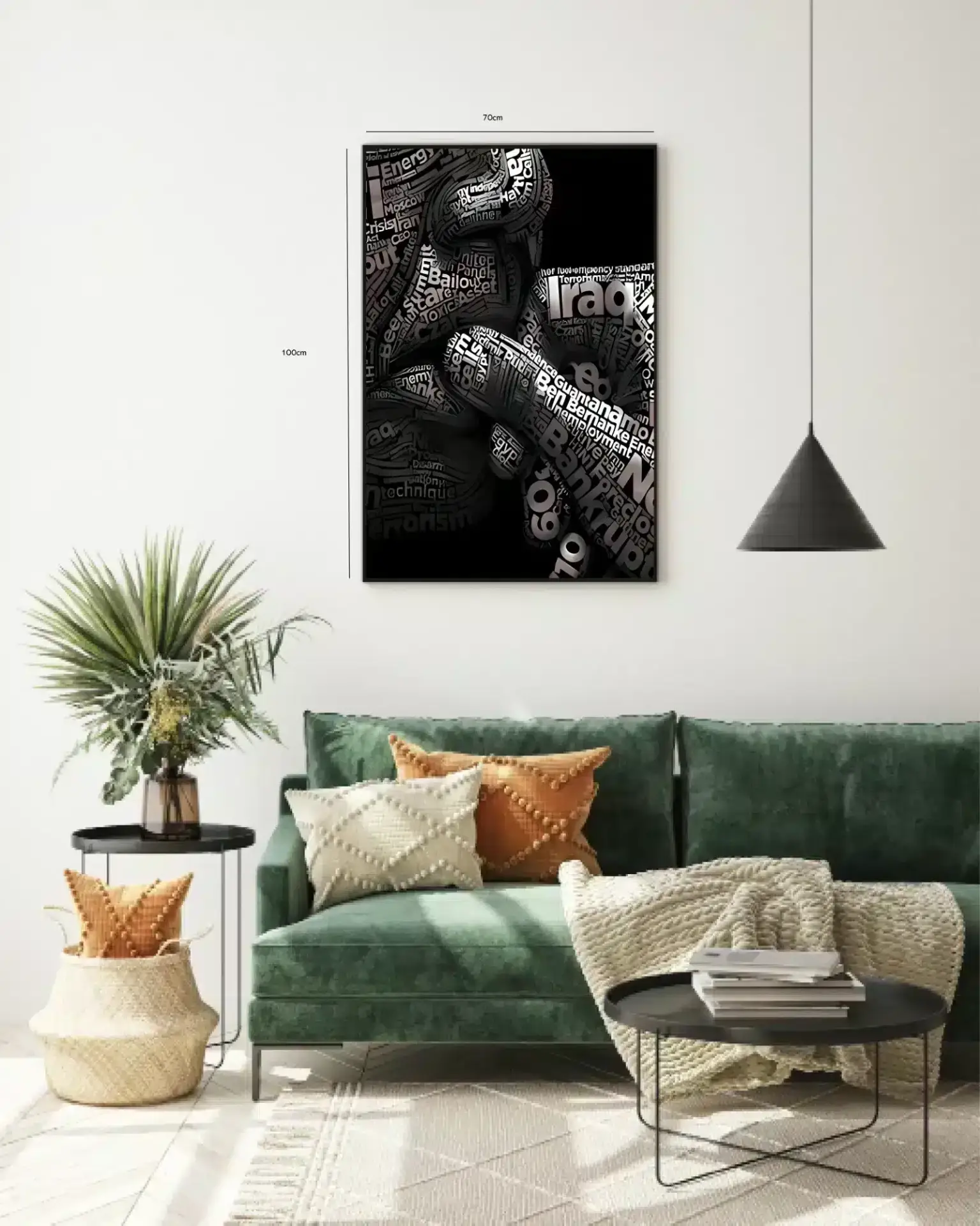 Typografisk Verdenspolitik Plakat