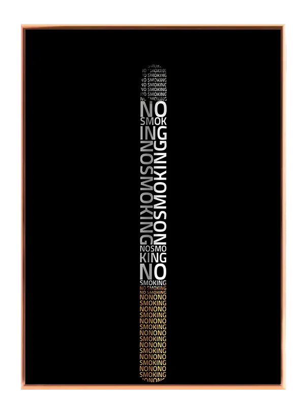 No Smoking Statement Plakat