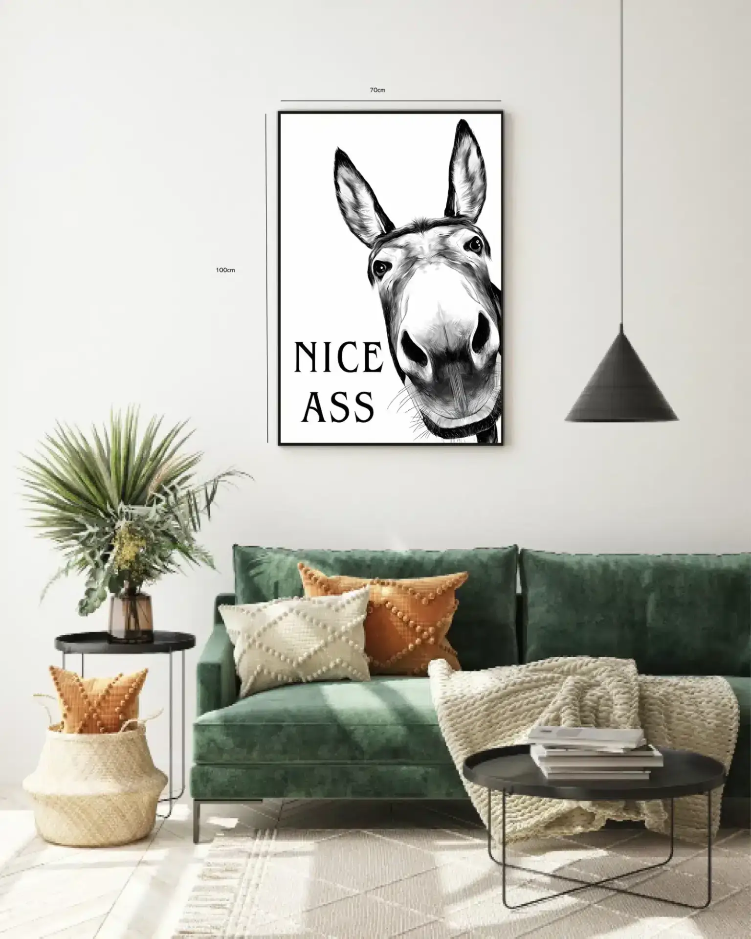 Sjov Æsel Plakat