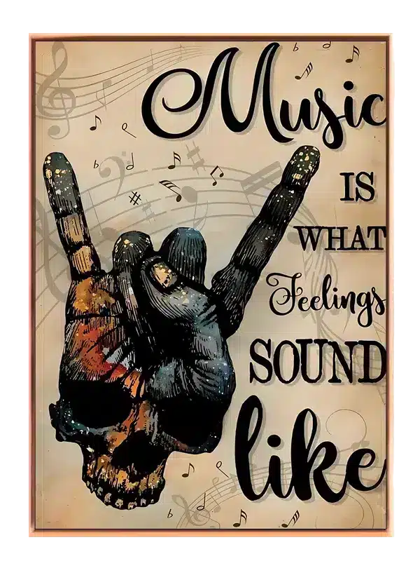 Musik Følelser Plakat