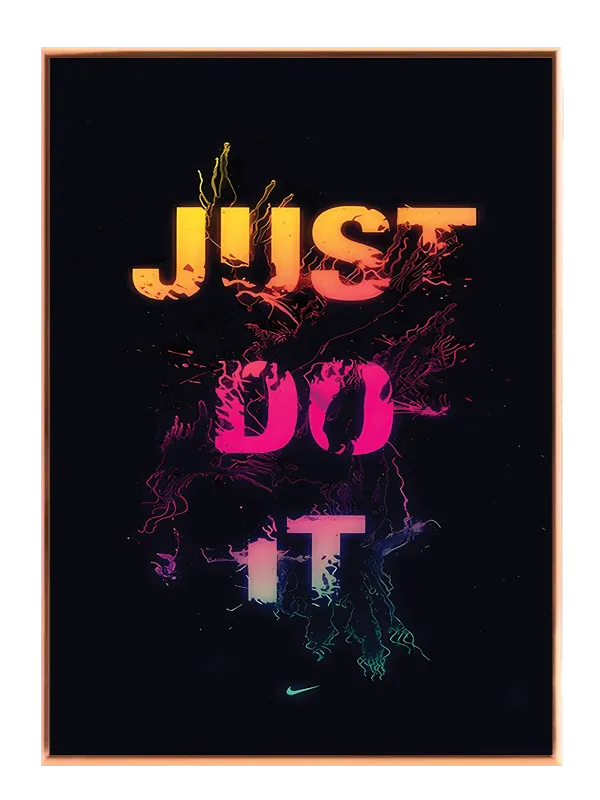 Motiverende Just Do It Plakat
