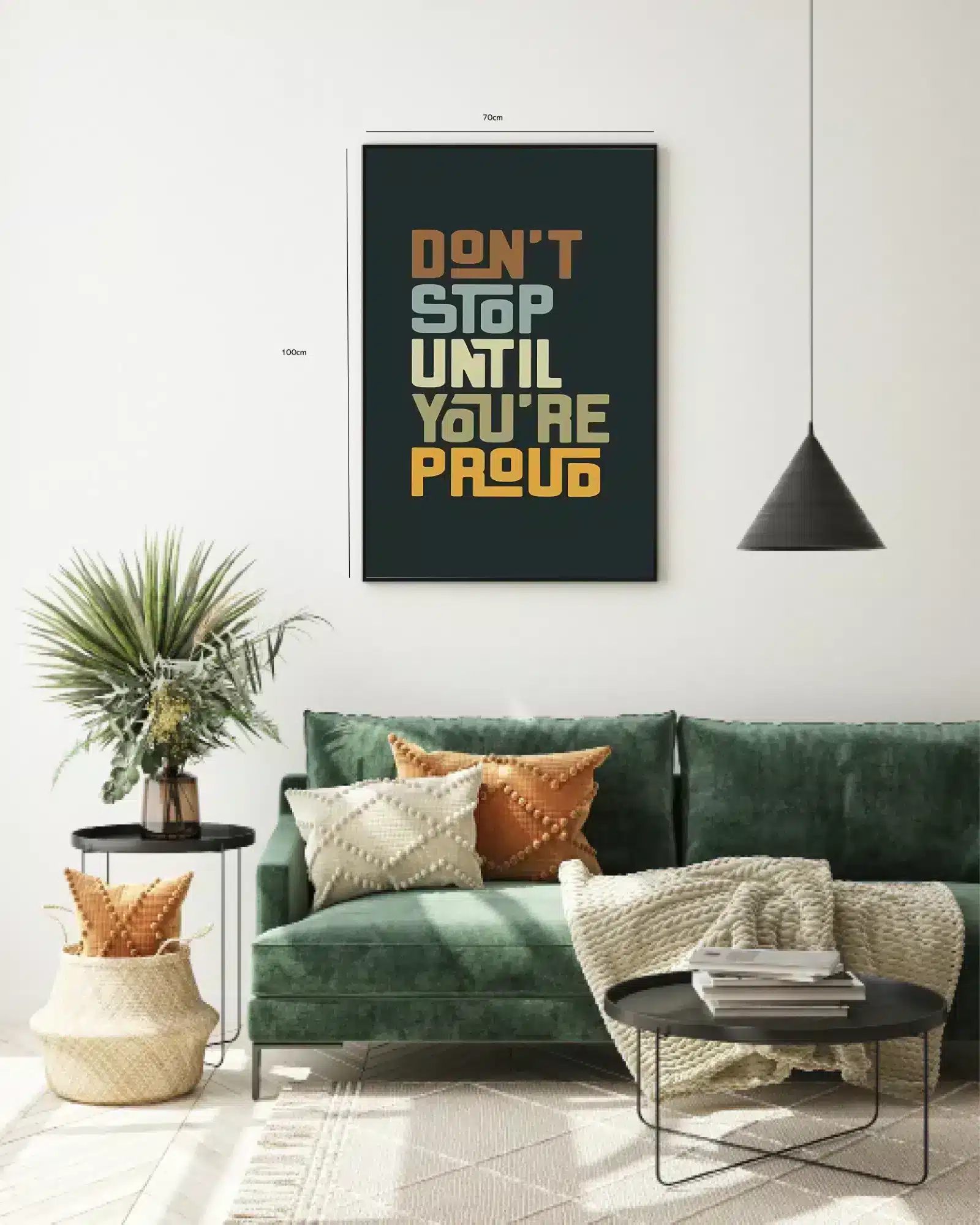 Bliv Ved Indtil Stolt No1 Plakat