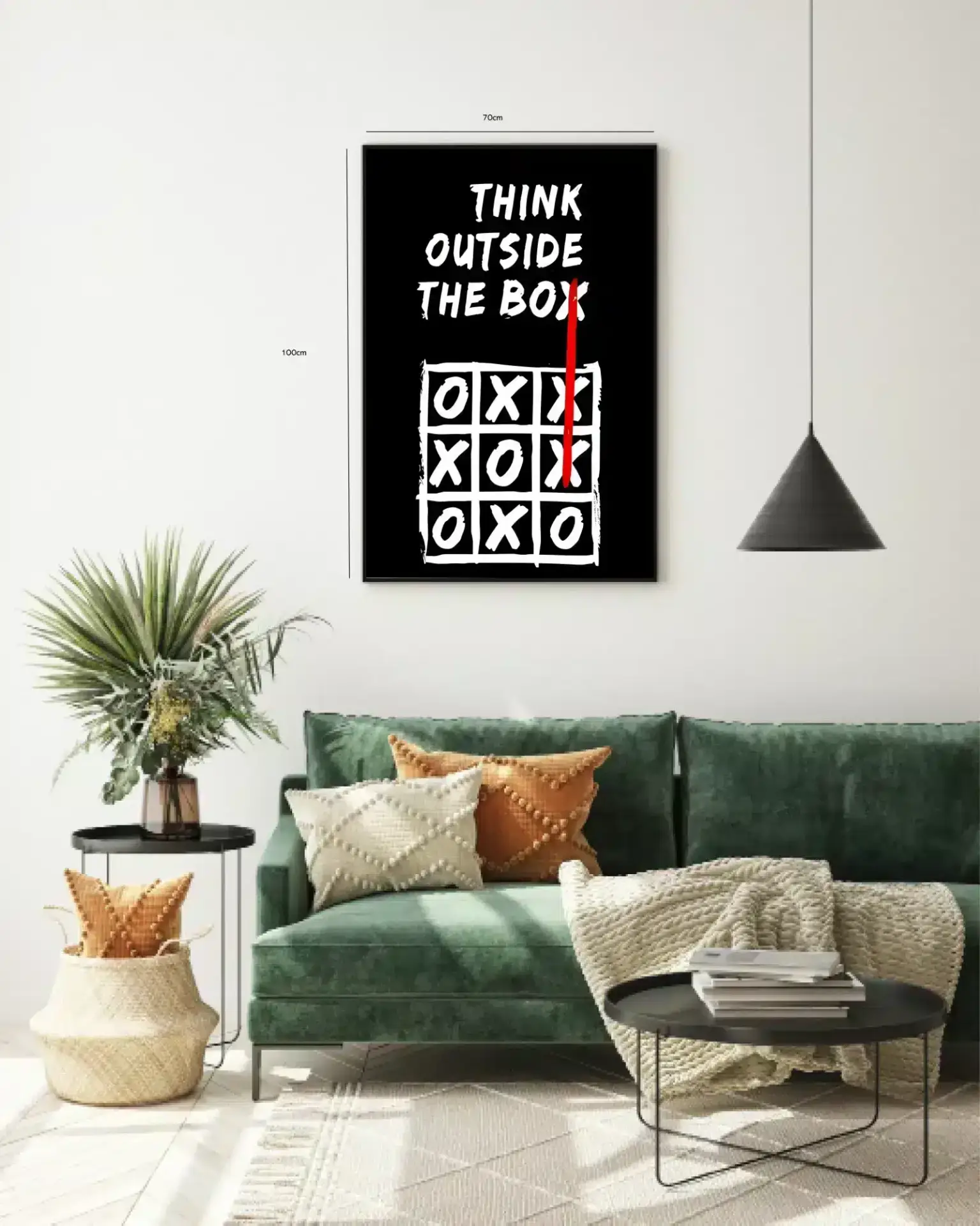 Tænk Udenfor Boksen No1 Plakat