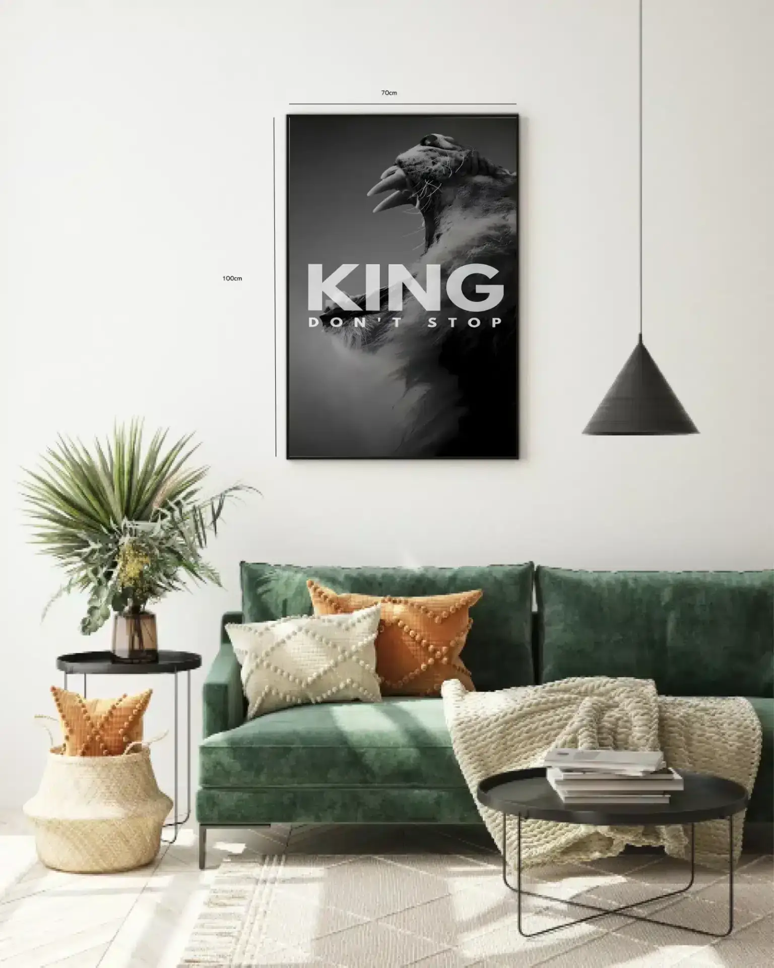 King Stop Ikke Plakat