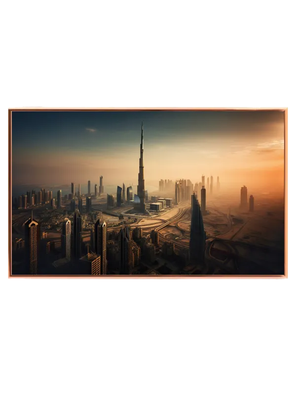 Burj Khalifa Over Dubai