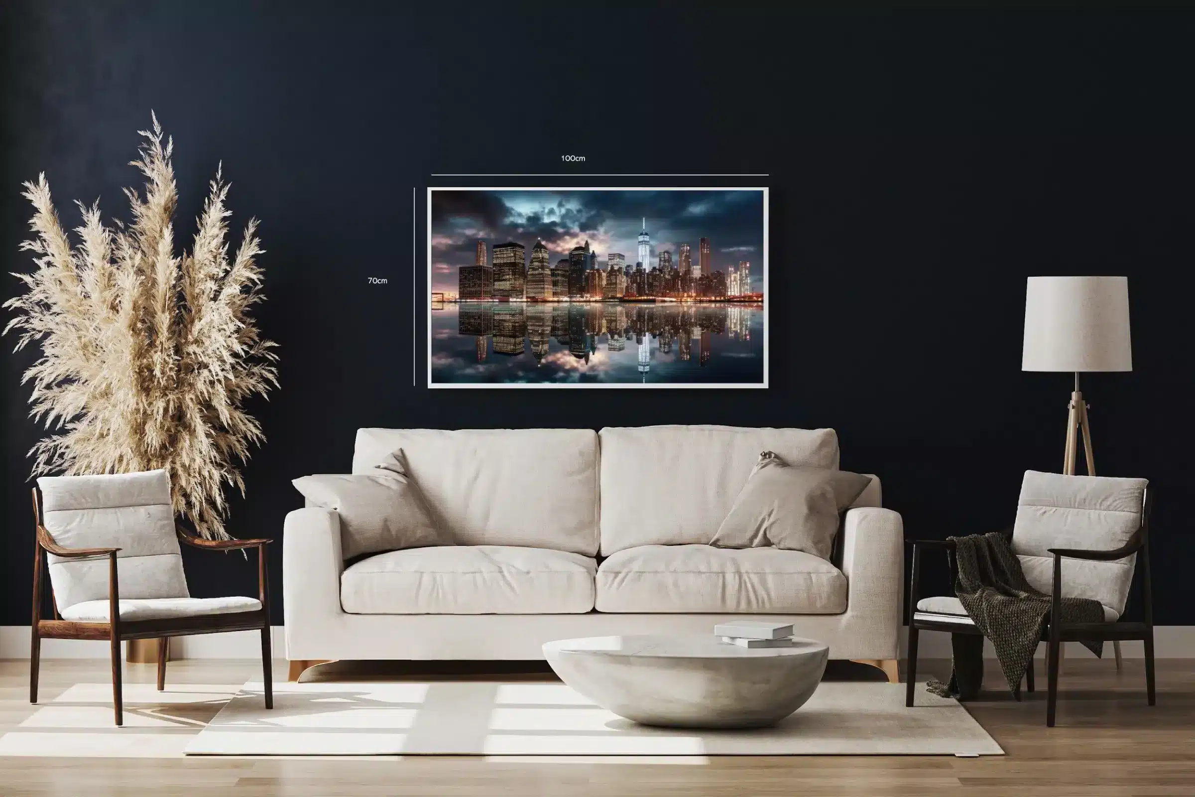 Manhattan Skyline med Spejling