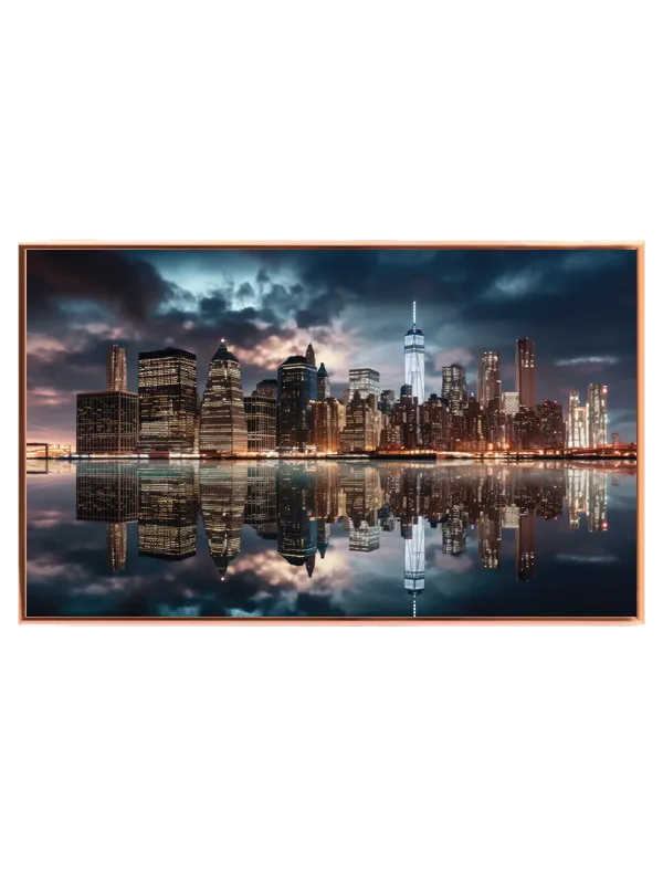 Manhattan Skyline med Spejling