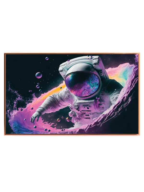 Kosmisk Tåge i Blå Orange