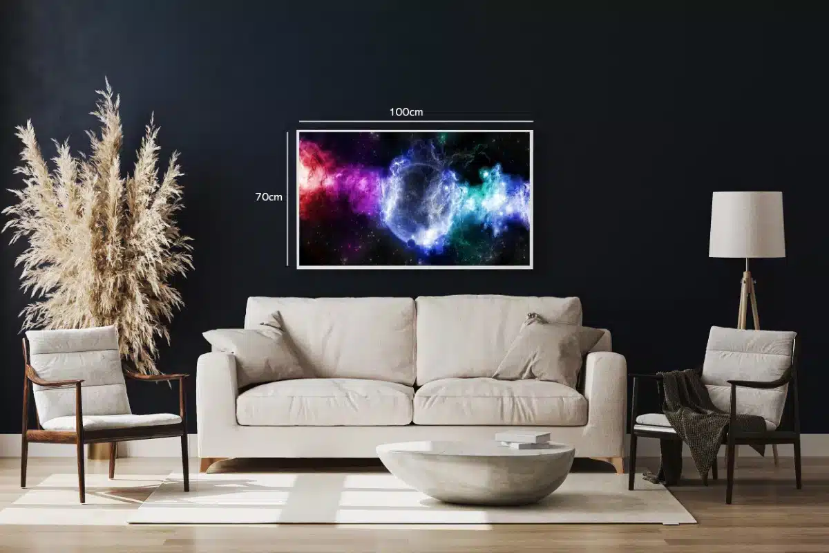 Kosmisk Nebula med Lysring