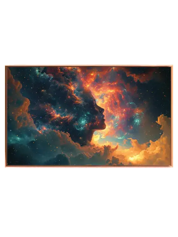 Kosmisk Silhuet i Nebula