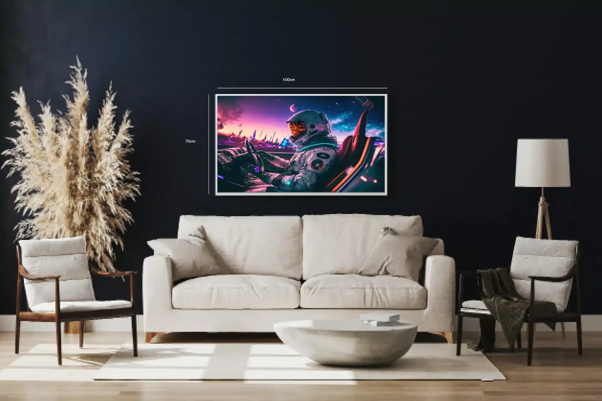 Astronaut i Neon Cabriolet