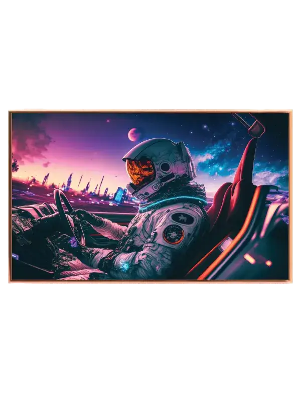 Astronaut i Neon Cabriolet