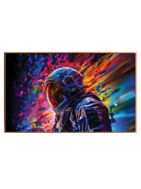 Astronaut i Neon Eksplosion