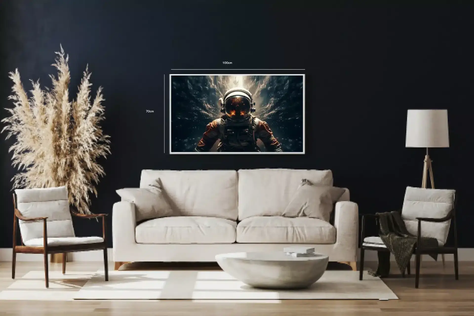 Astronaut i Kosmisk Stormlys